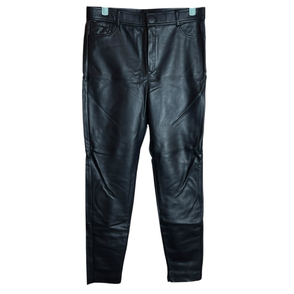 Zara Faux Leather Skinny Jeans, Large